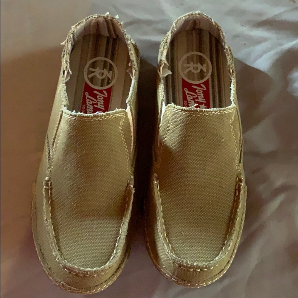 Tony Lama Canvas Slip on